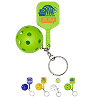 Pickle Ball Keychain